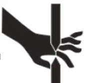 WARNING PINCH POINT