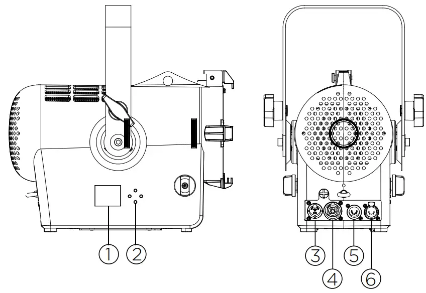 Strand 54108 020 Acclaim LED Fresnel - MOUNTING 1