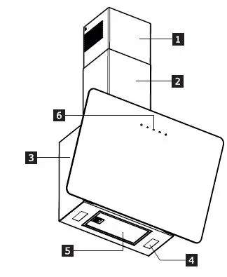 IKEA 803.923.20 FINSMAKARE Wall Mounted Extractor Hood 2