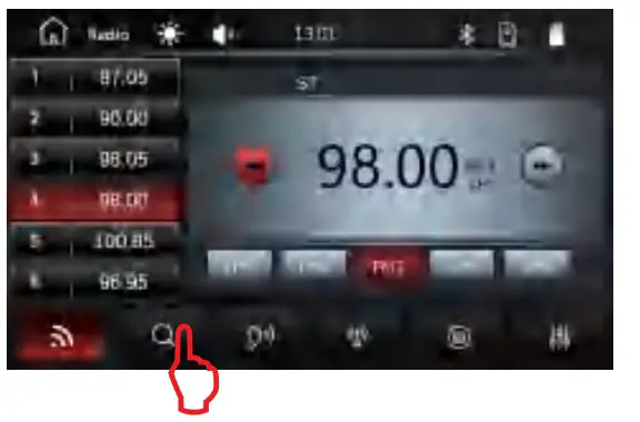 Nakamichi NAM1710 7 Inch 2-Din AV Receiver - Automatic Search