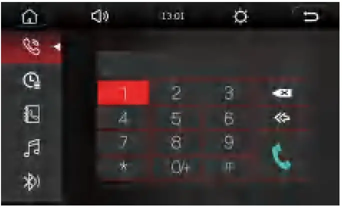 Nakamichi NAM1710 7 Inch 2-Din AV Receiver - Call Interface