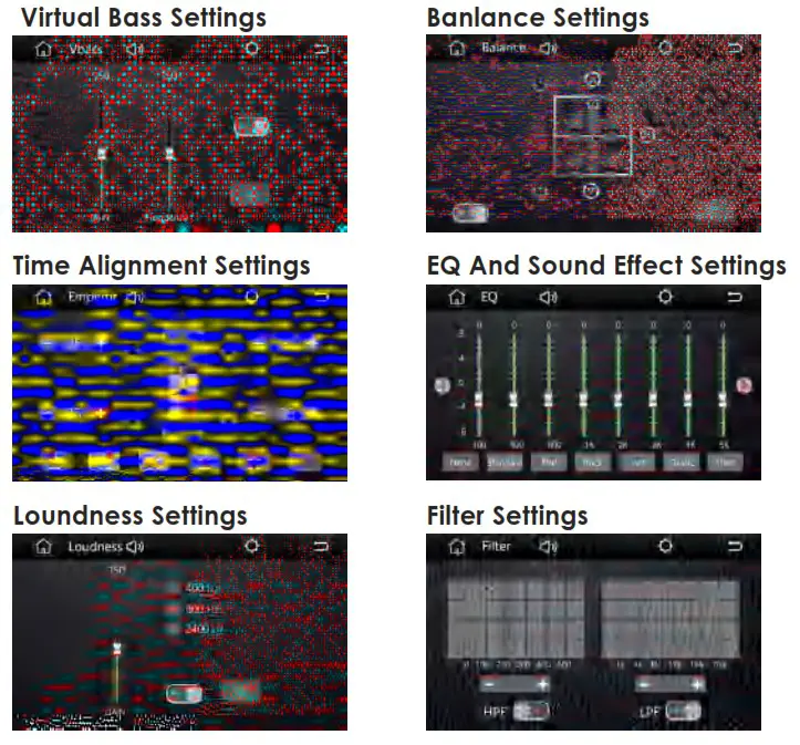 Nakamichi NAM1710 7 Inch 2-Din AV Receiver - DSP Setting