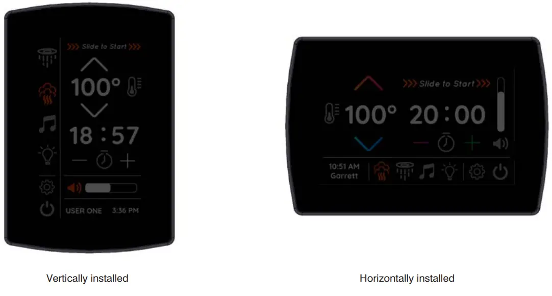 THERMASOL STCM XXX SignaTouch LCD Control-options