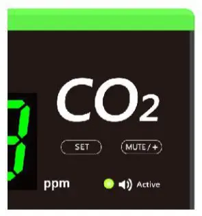 TRIPLETT GSM250 CO2 Humidity Temperature Wall Mount- DISPLAY 2