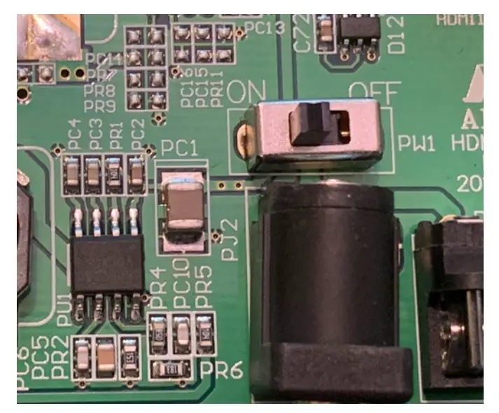 IDS AM-800480N6TZQW-T06H LCD Touch Screen - Turn the power switch to the ON position