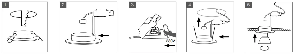 DREXEL PROD POL236520 Turn Round White Orientable fig2