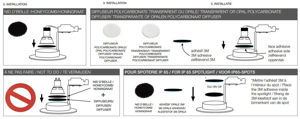 DREXEL PROD POL236520 Turn Round White Orientable fig3