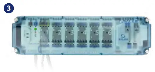 SALUS PL07 Pump and Boiler Logic Module for KL06 Wiring Centre - INSTALLATION OF THE ADDITIONAL MODULE 3