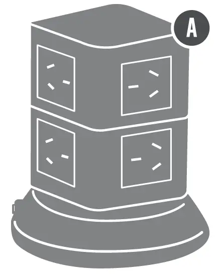 BAUHN ABTWPDQ-0222-S Power Stacker