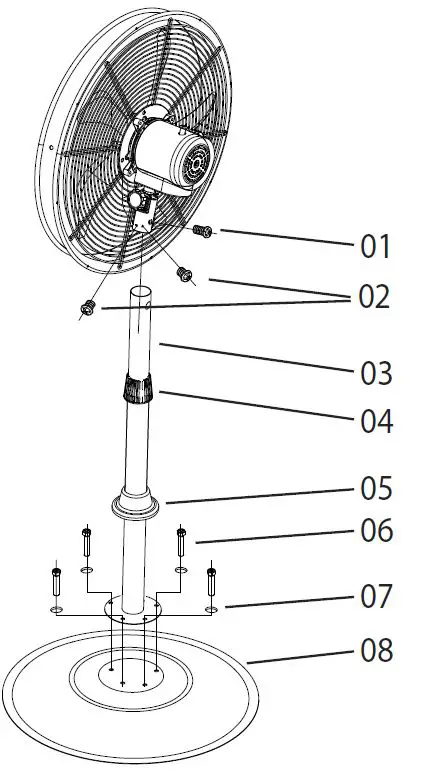 Westinghouse 72715 Stand Fan 1