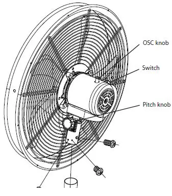 Westinghouse 72715 Stand Fan 2