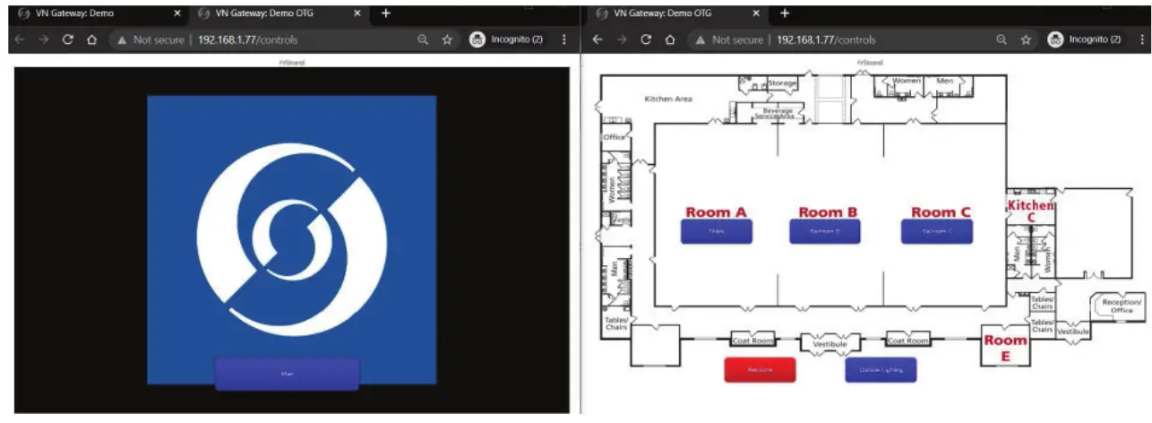 Strand 65710 Vision Net Gateway Module - Access the controls w