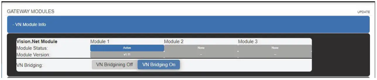 Strand 65710 Vision Net Gateway Module - Bridging