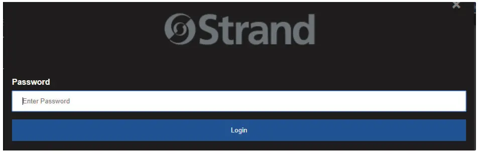Strand 65710 Vision Net Gateway Module - password