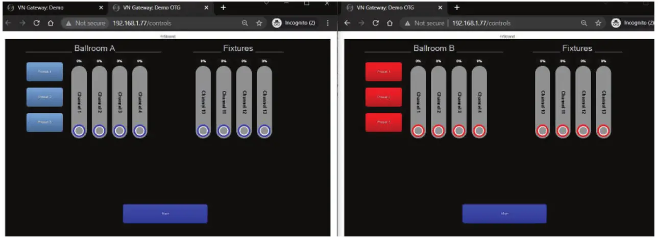 Strand 65710 Vision Net Gateway Module - simultaneously