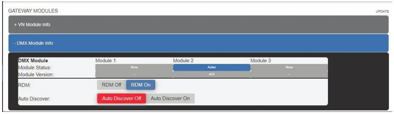 Strand 65710 Vision Net Gateway Module - version