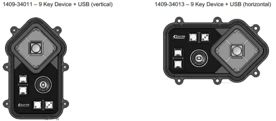 Storm Interface 1400 Series Audio Nav Keypad - Footprint Version