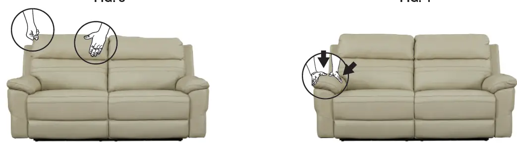 Broyhill 810525699 Wellsley Leather Power Reclining Sofa 3