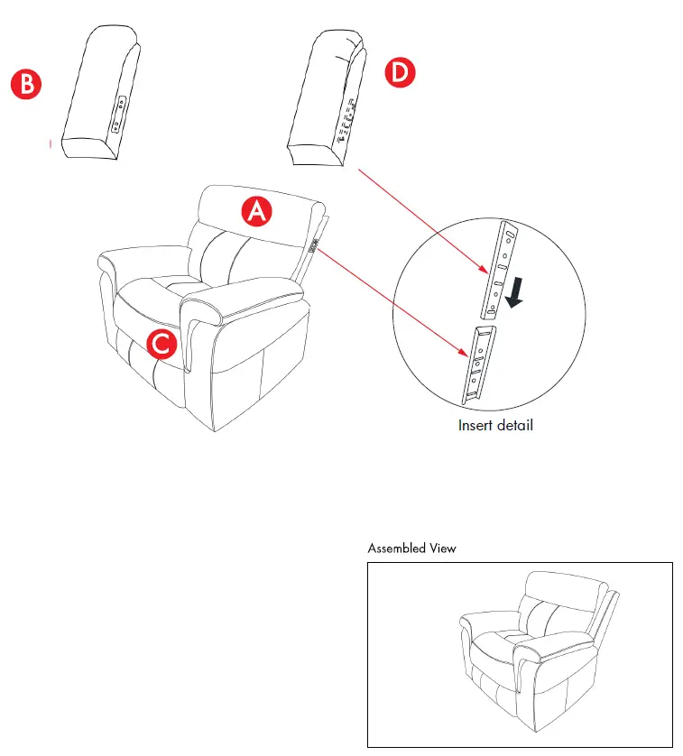 Broyhill 810525699 Wellsley Leather Power Reclining Sofa 6