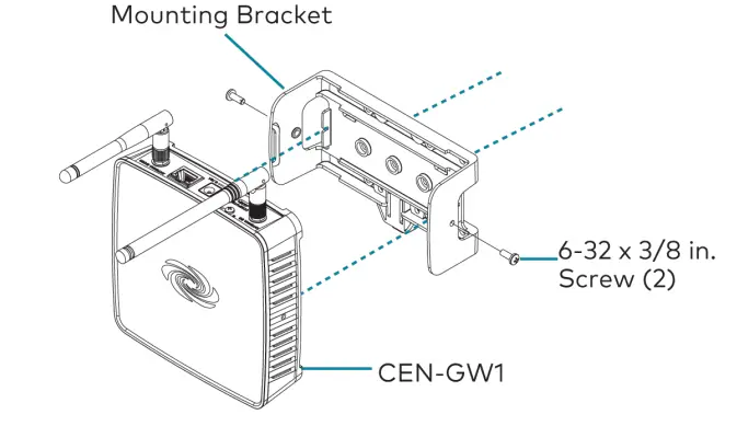 CRESTRON CEN-GW1 Universal Wireless Gateway User Guide - Wall Mount