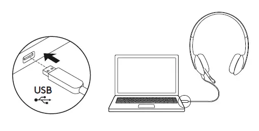 CONNECTING THE HEADSET