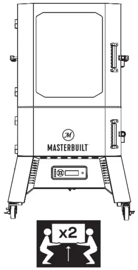 MASTERBUILT MB20061321 Digital Charcoal Smoker