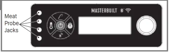 MASTERBUILT MB20061321 Digital Charcoal Smoker - controller