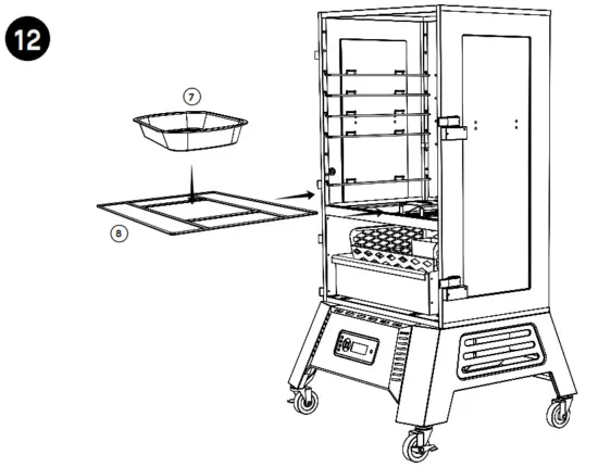 MASTERBUILT MB20061321 Digital Charcoal Smoker - fig 14