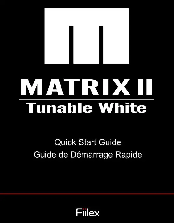 Fiilex Matrix II Tunable White User Guide