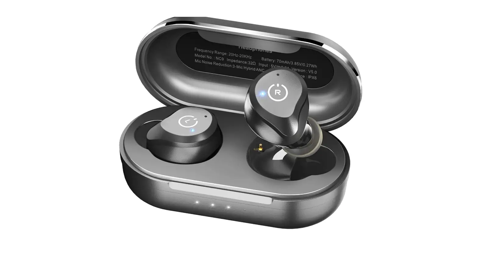 Tozo Nc9 Hybrid Active Noise Cancelling Wireless Earbuds,in Ear Headphones Ipx6 Waterproof Bluetooth-complete Features/instruction Manual Tozo Nc9 Hybrid Active Noise Cancelling Wireless Earbuds,in Ear Headphones Ipx6 Waterproof Bluetooth-complete Features/instruction Manual