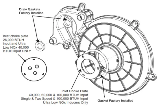 Carrier IIK-90INDHSG-01 Inducer Housing Kit - Installation