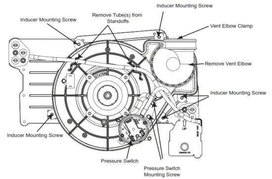 Carrier IIK-90INDHSG-01 Inducer Housing Kit - Pressure