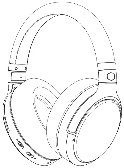 COOLER MASTER SH711 Bluetooth ANC Headset -