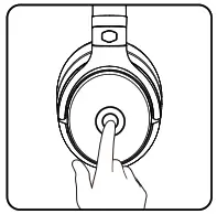 COOLER MASTER SH711 Bluetooth ANC Headset - Call Answer End