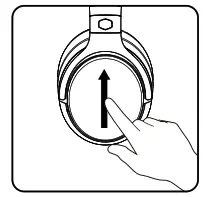 COOLER MASTER SH711 Bluetooth ANC Headset - Volume Up