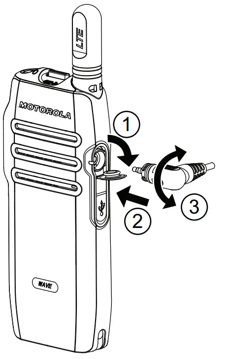 MOTOROLA SOLUTIONS TLK 100j Portable Two Way Radio 5