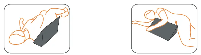 VENDLET 5000002 LEJRELET Wedge Pressure Relieving Positioning Cushion FIG 1