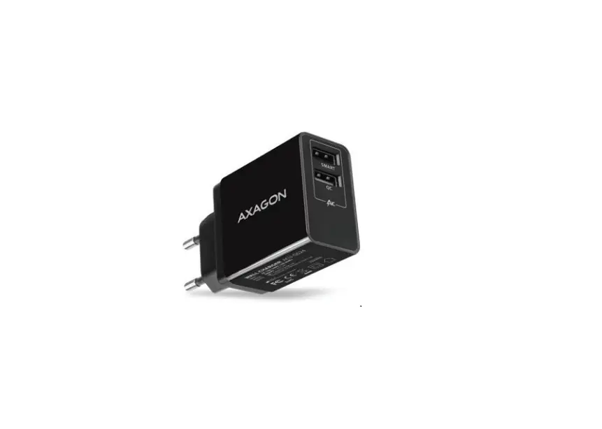 Axagon Acu-qs24 Qc3.0 + 5v-1.2a Wall Charger Instruction Manual Axagon Acu-qs24 Qc3.0 + 5v-1.2a Wall Charger Instruction Manual