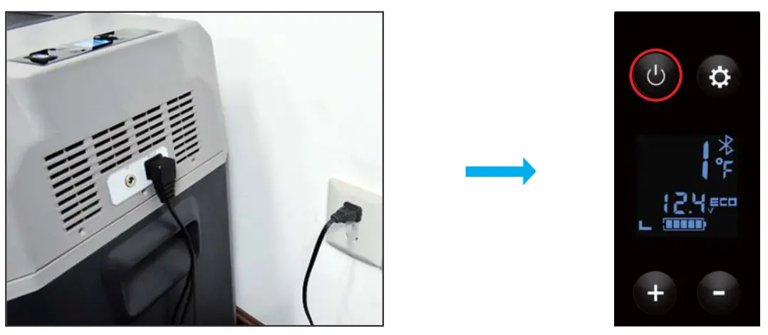 ACOPOWER X40A Outdoor Solar Freezer and Cooler - TIP below