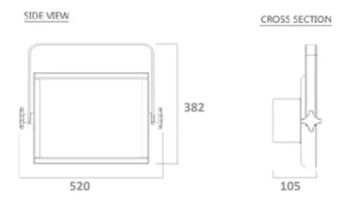 IRIDIUM-113779 -Panel-Light-200W-DMX-Tunable-White-fig-1