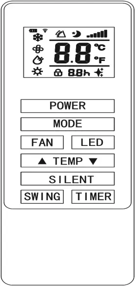 IQOOL-SMART12HP - REMOTE CONTROL