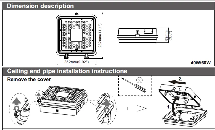 EYE LIGHTING ST14 HiPark Parking LED Garage Light