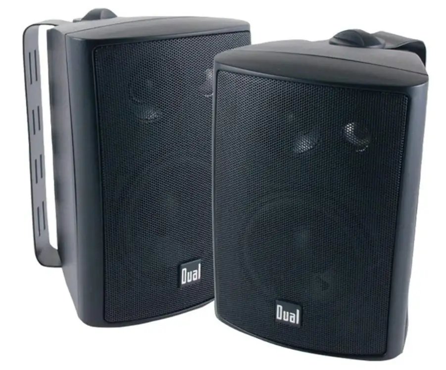 Dual-Electronics-LU47PB-4 3-Way-IndoorOutdoor-Speakers