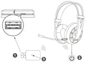 FIG 6 Using with PS4