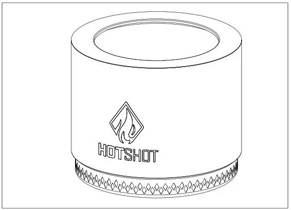 Hotpoint 52258 19 5 Inch Wood Burning Fire Pit with Bag - ASSEMBLY INSTRUCTIONS 3