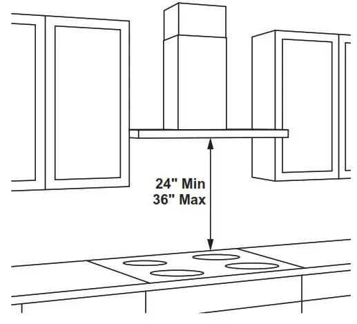 GE APPLIANCES UVW9361SL 36 Inch WiFi Enabled Designer Wall Mount Hood with Perimeter Venting - ACCESSORIES