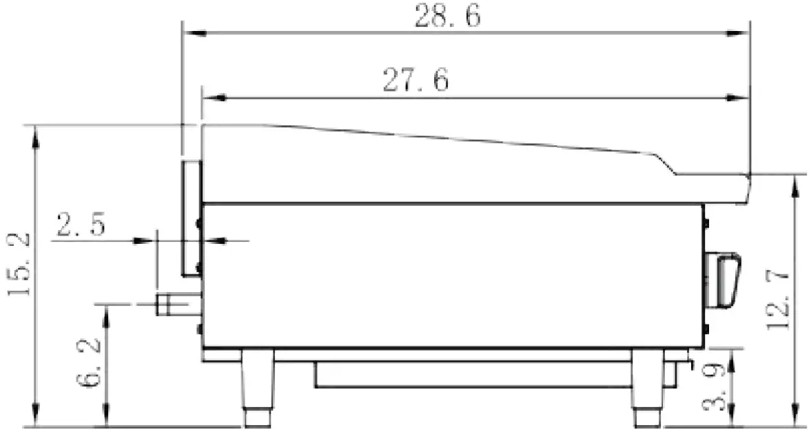 Migali C-G48 48 Inch Gas Griddles 10