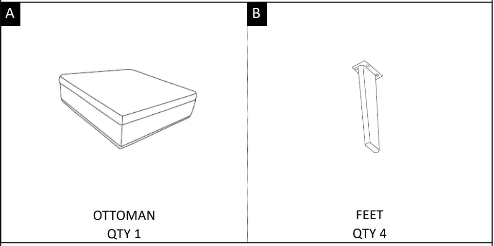 SIMPLiHOME AXCOT267M-BV Square Coffee Table Storage Ottoman FIG 2