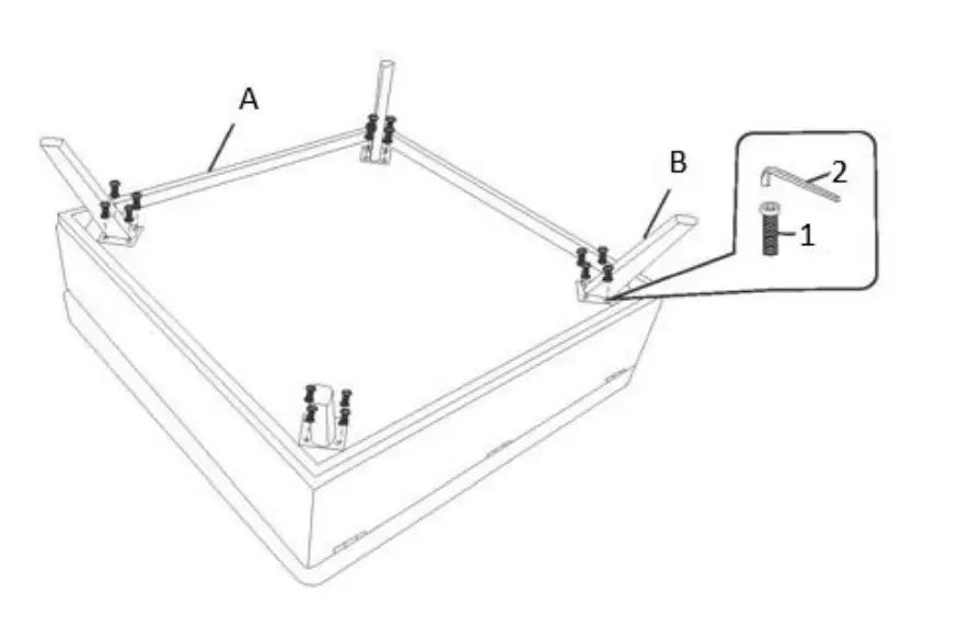 SIMPLiHOME AXCOT267M-BV Square Coffee Table Storage Ottoman FIG 4