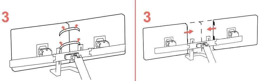 ergotron HX Desk Dual Monitor Arm With Top Mount Low Profi le C clamp - overview 16